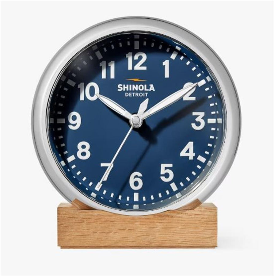 The Runwell Desk Clock (Navy)