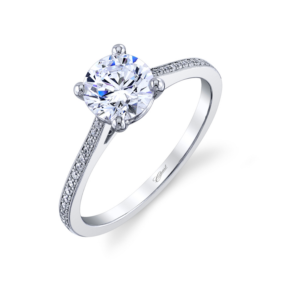 Coast Diamond French Pave Diamond Ring Mounting