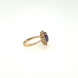 Amethyst 14 Karat Yellow Fashion Ring