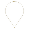 Gabriel & Co. Fashion 14K Yellow Gold A Initial Necklace