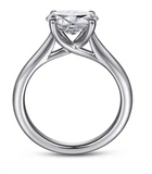 Gabriel & Co East/West Solitaire Engagement Ring Mounting