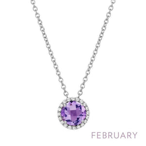 Lafonn February Birthstone Necklace