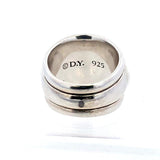 David Yurman Sculpted White Onyx and Diamond Ring