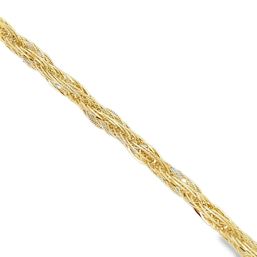 Estate Diamond Cut/Milgrain Multi-Link Bracelet