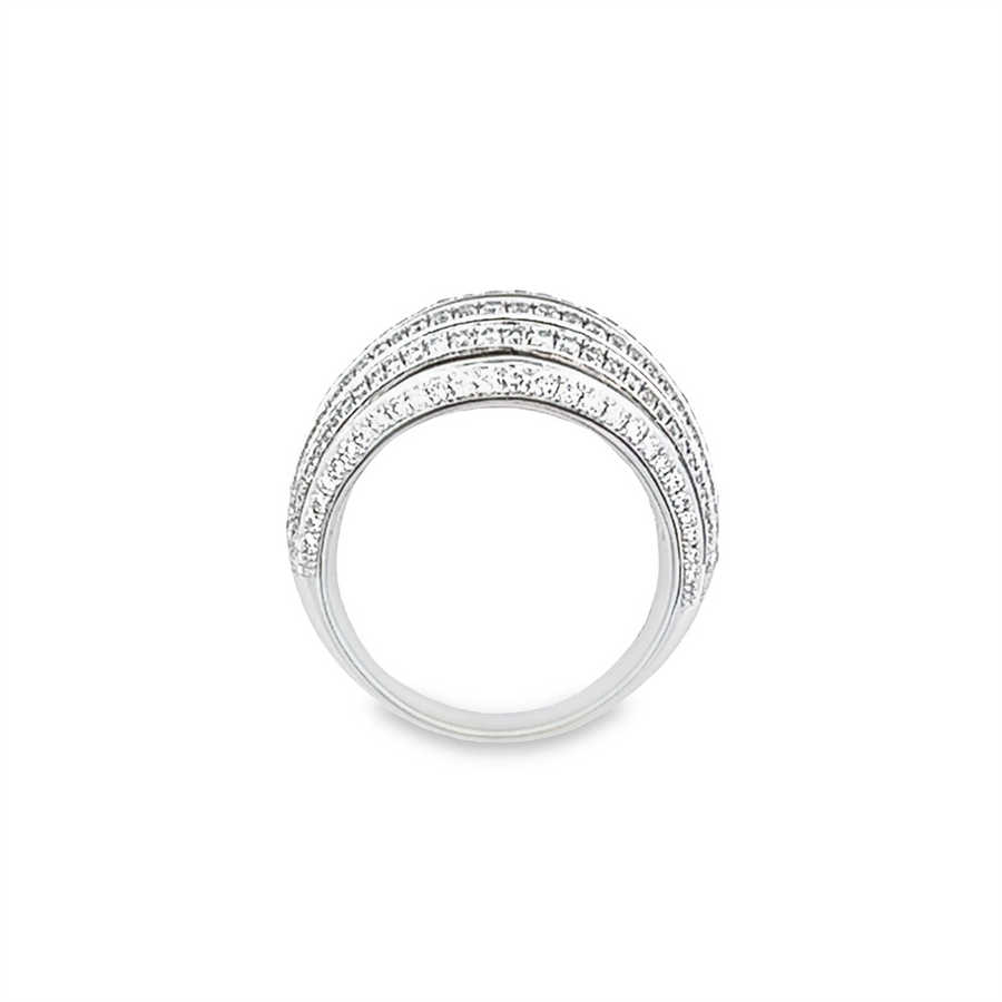 Estate Bucherer 1888 Domed Diamond Ring