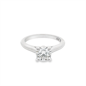 Estate Cartier Diamond Solitaire Ring
