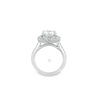 Estate Round Halo Diamond Engagement Ring