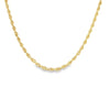 Yellow 14 Karat Rope Chain Wit