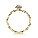 Gabriel & Co. Fashion 14K Yellow Gold Bujukan Diamond Cluster Ring
