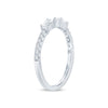 Lady's White 14 Karat Open Space Band Wedding/Anniversary Ring Size 6.