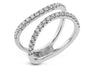 White 18 Karat Guard Ring Wrap