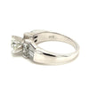 Estate Ladies 18KT White Gold Diamond Engagement Ring