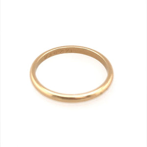 14K yellow gold 2.35 mm Weddin