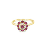 Rubies 14 Karat Yellow Fashion Ring