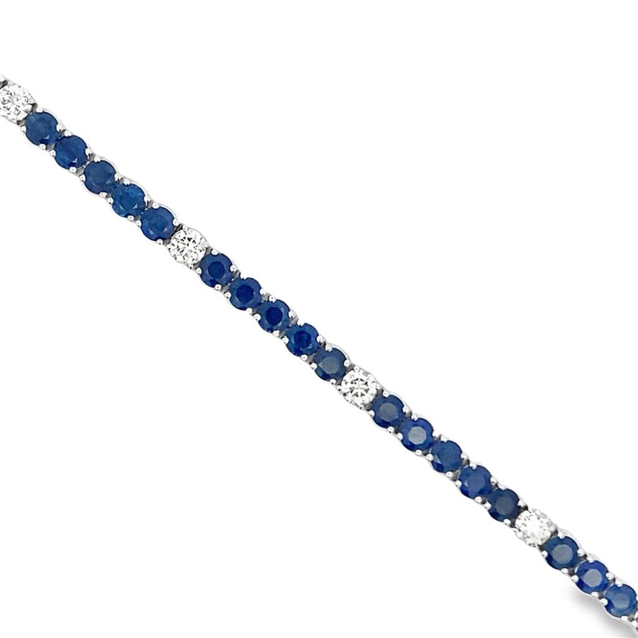 Sapphire and Diamond Bracelet