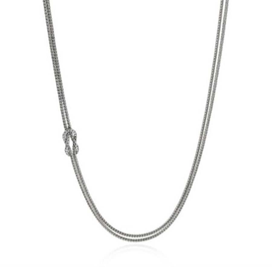 Sterling Silver Love Knot 3.6Mm Chain Necklace John Hardy Jewelry Type
