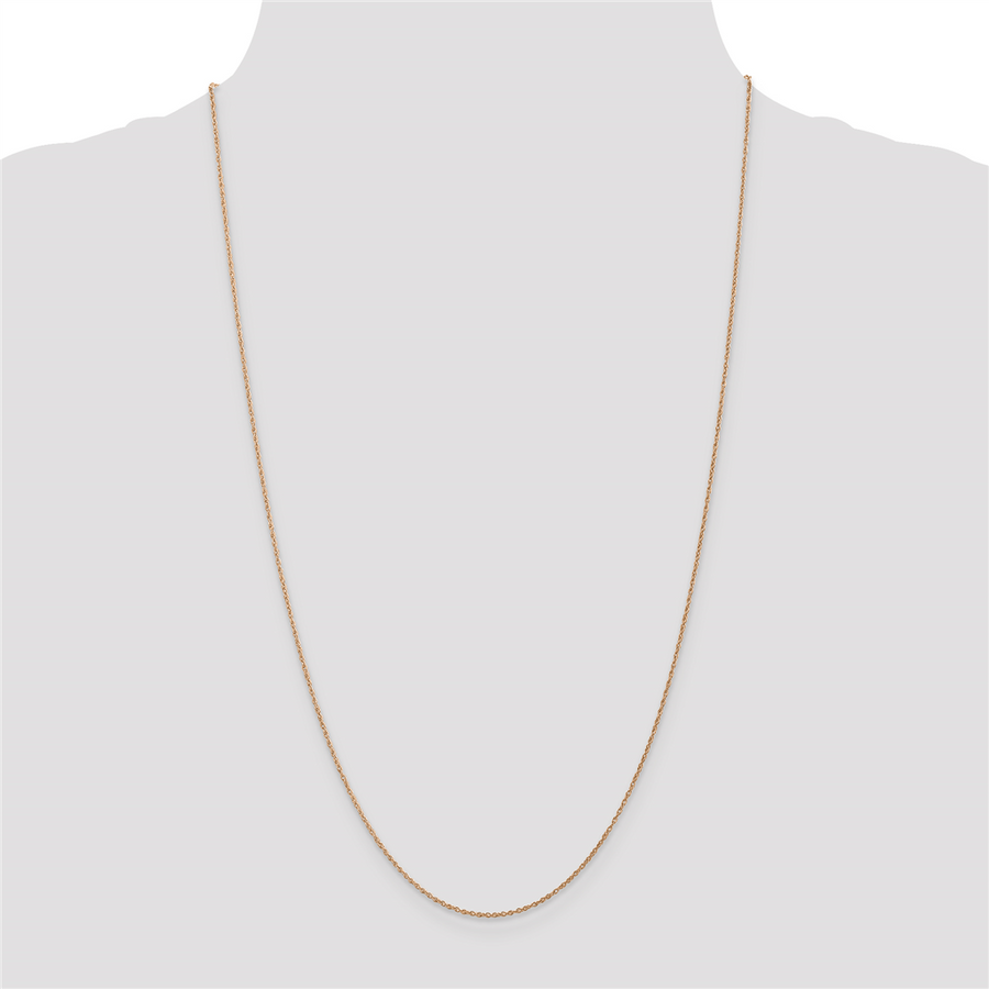 14 Karat Rose Gold Baby Rope Chain