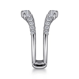 Gabriel & Co. 14K White Gold Diamond Ring Enhancer - 0.96 ct