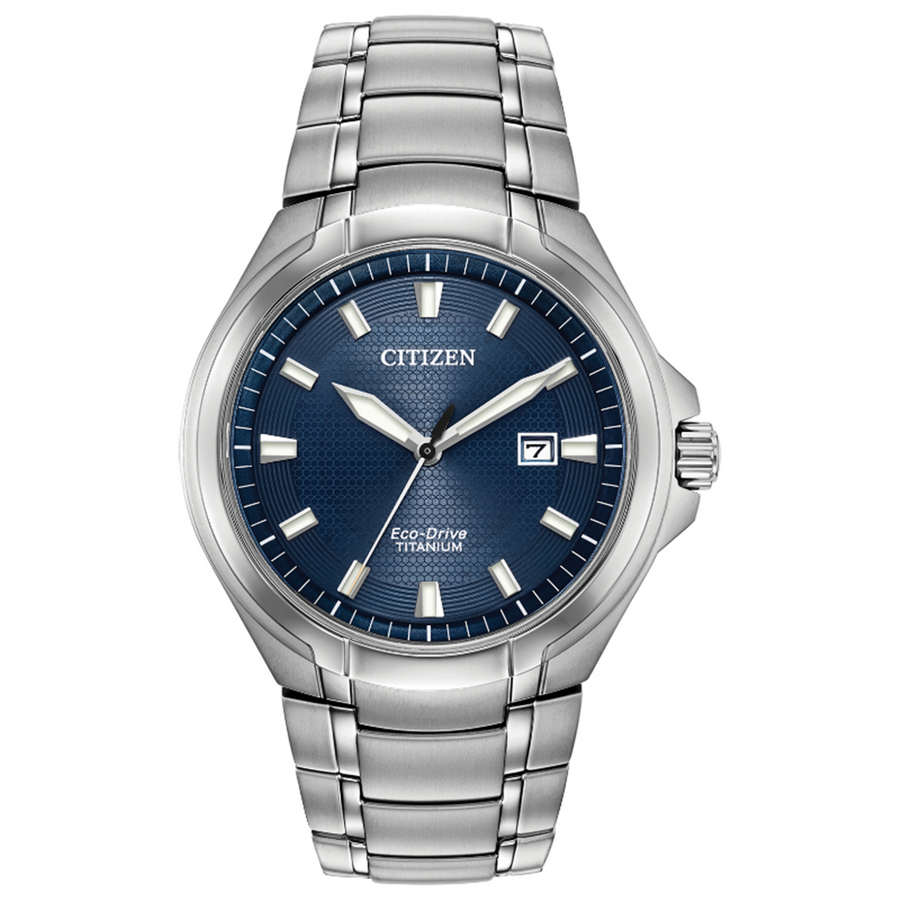 CITIZEN MEN ECO-DRIVE WR100 TIC BRACELET BLUE