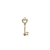 Yellow 14 Karat Heart Key Charm Estate Jewelry Gram Weight: 0.3