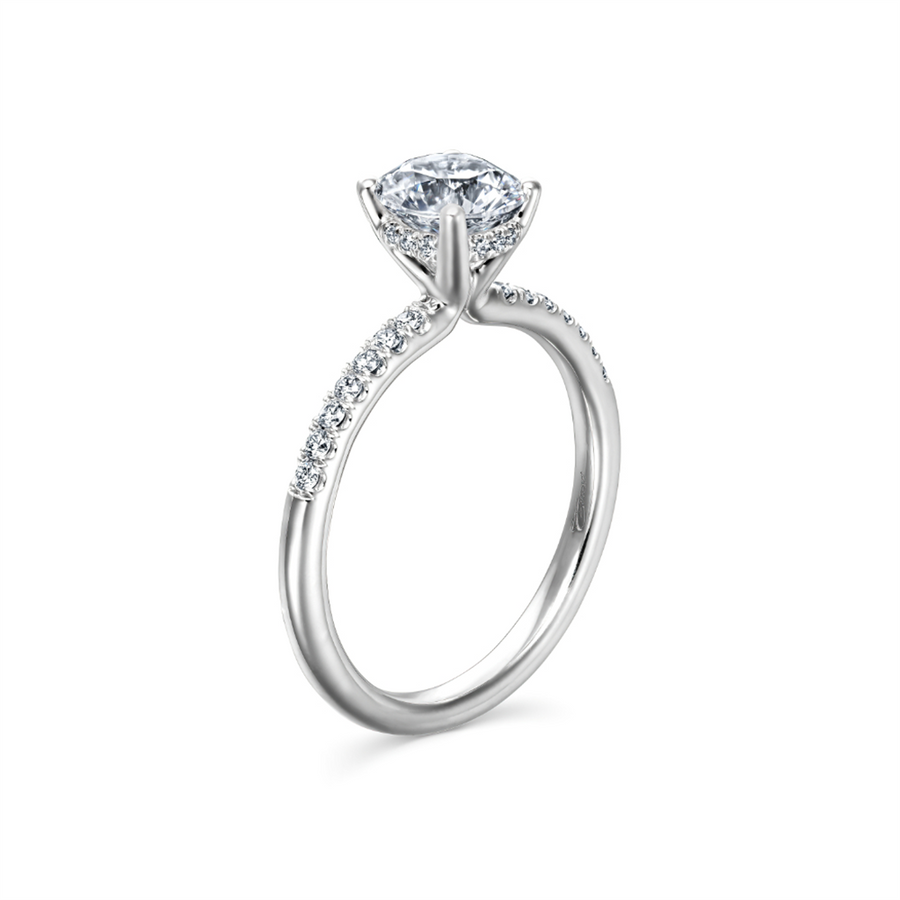 Coast Diamond Hidden Halo Ring Mounting