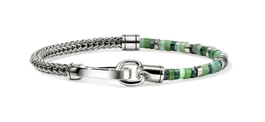 Sterling Silver Limited Edition 4mm Heishi Chain Bracelet John Hardy,