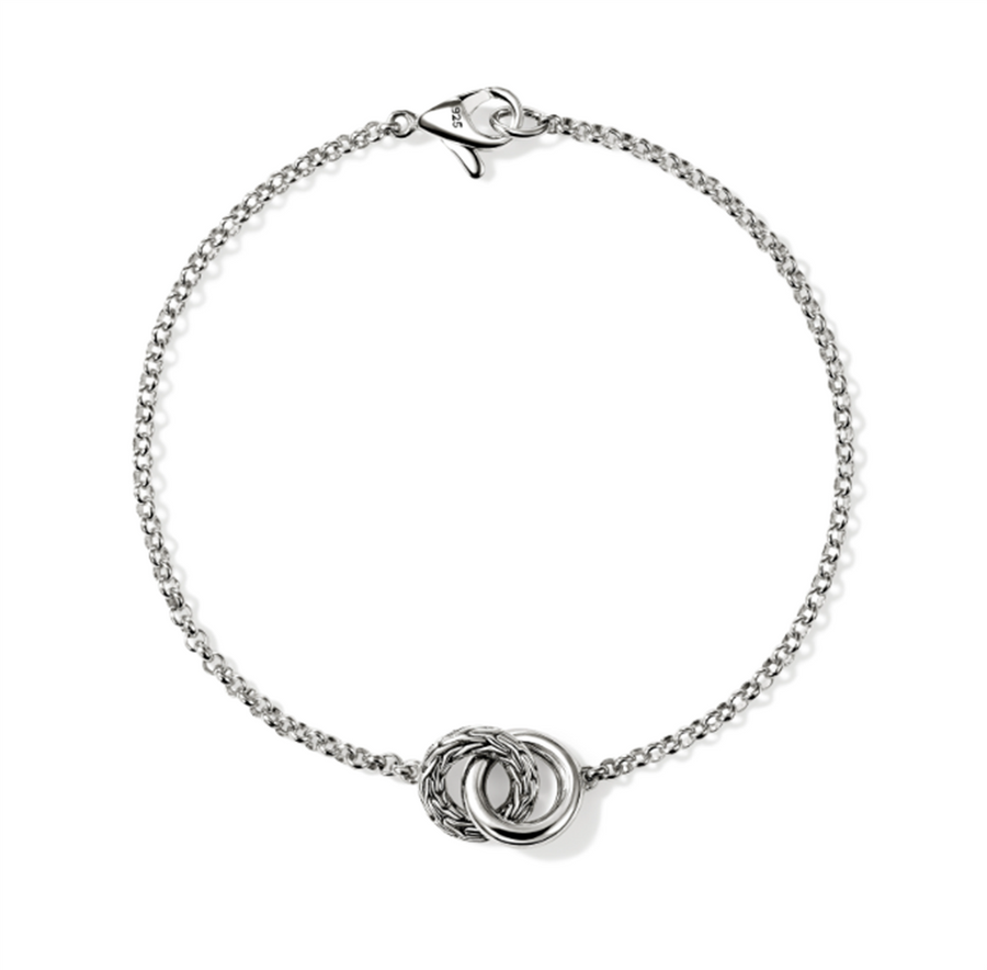 Sterling Silver Interlocking Link John Hardy Jewelry Type: Bracelet