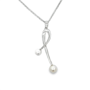 Mikimoto Silver Pearl Necklace