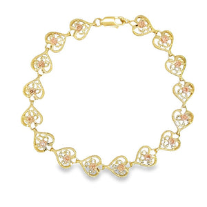 Yellow/Rose' 10 Karat Filigree