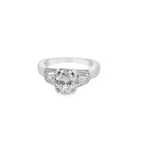 Ritani Oval Diamond Engagement Ring