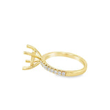 Nelson Straight Diamond Ring Mounting