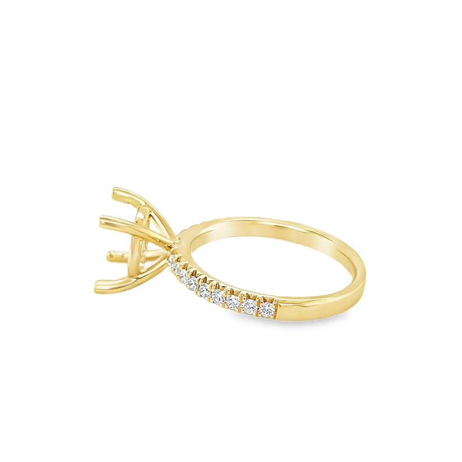 Nelson Straight Diamond Ring Mounting