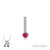 Lafonn January Birthstone Love Pendant