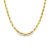 Estate Yellow 14 Karat Diamond Cut 1.8mm Rope Chain