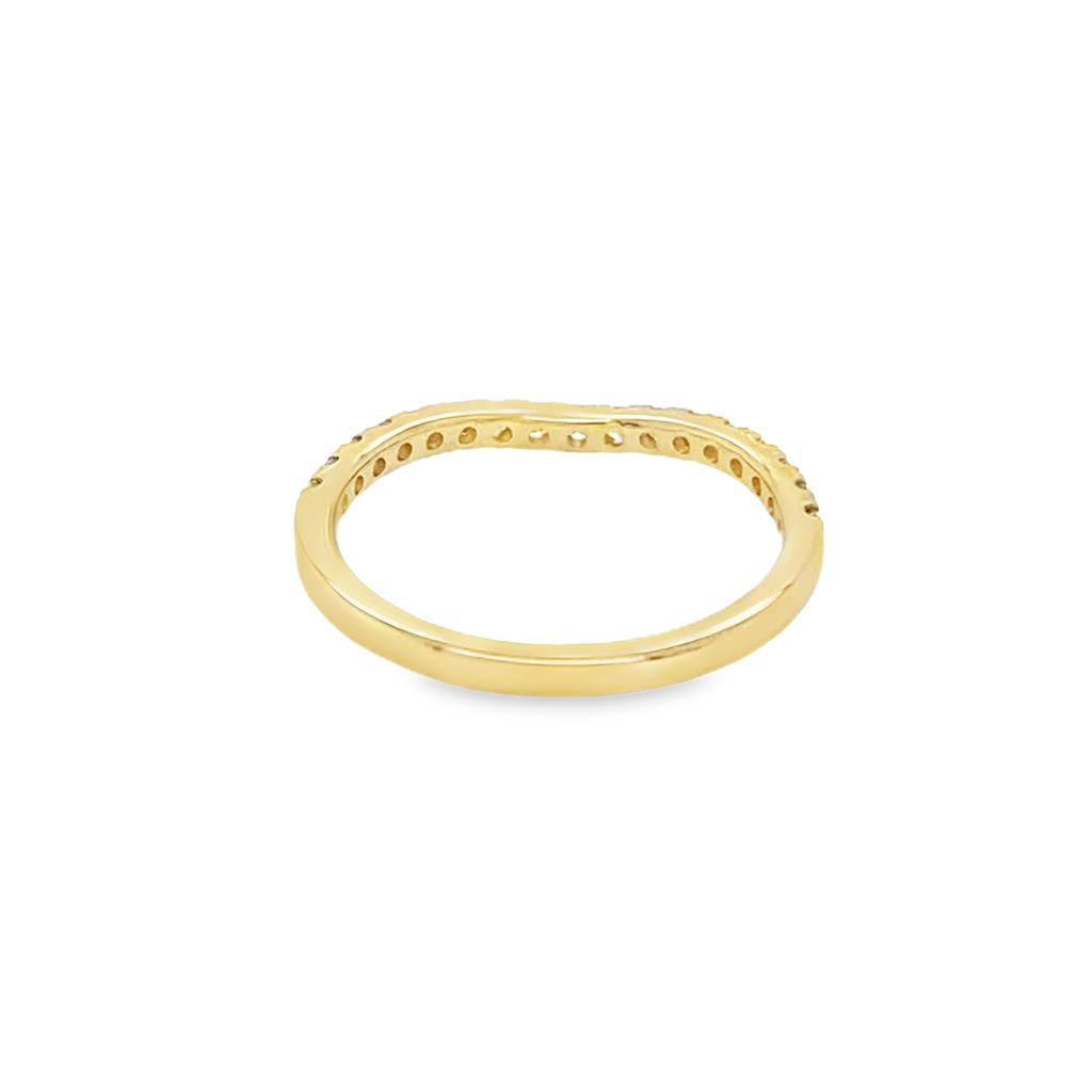 Lady's Yellow 14 Karat Contemporary Collection Wedding/Anniversary Rin