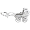Rembrandt Charms Canopy Baby Carriage Charm Sterling Silver