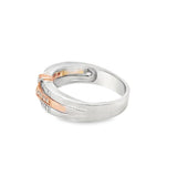 Two Tone Diamond Fashion Ring