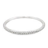 White 14 Karat Tennis Bracelet = 3.22TWT Round H SI1/SI2 Diamonds