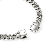 Sterling Silver 7mm Curb Link Bracelet With Pusher Clasp John Hardy Si