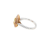 LeVian Fancy Yellow and Pink Diamond Ring