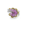 Estate Pink Sapphire and Diamond Ring