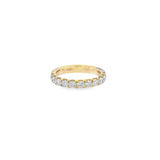 Lady's Yellow 14 Karat Half Anniversary Wedding/Anniversary Ring Size