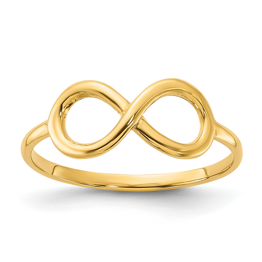Quality Gold 14k Polished Infinity Ring