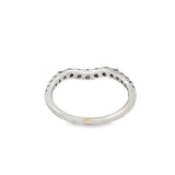 Pave Curve Wedding/Anniversary Ring
