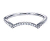 Gabriel & Co. Curved Diamond Wedding/Anniversary Band