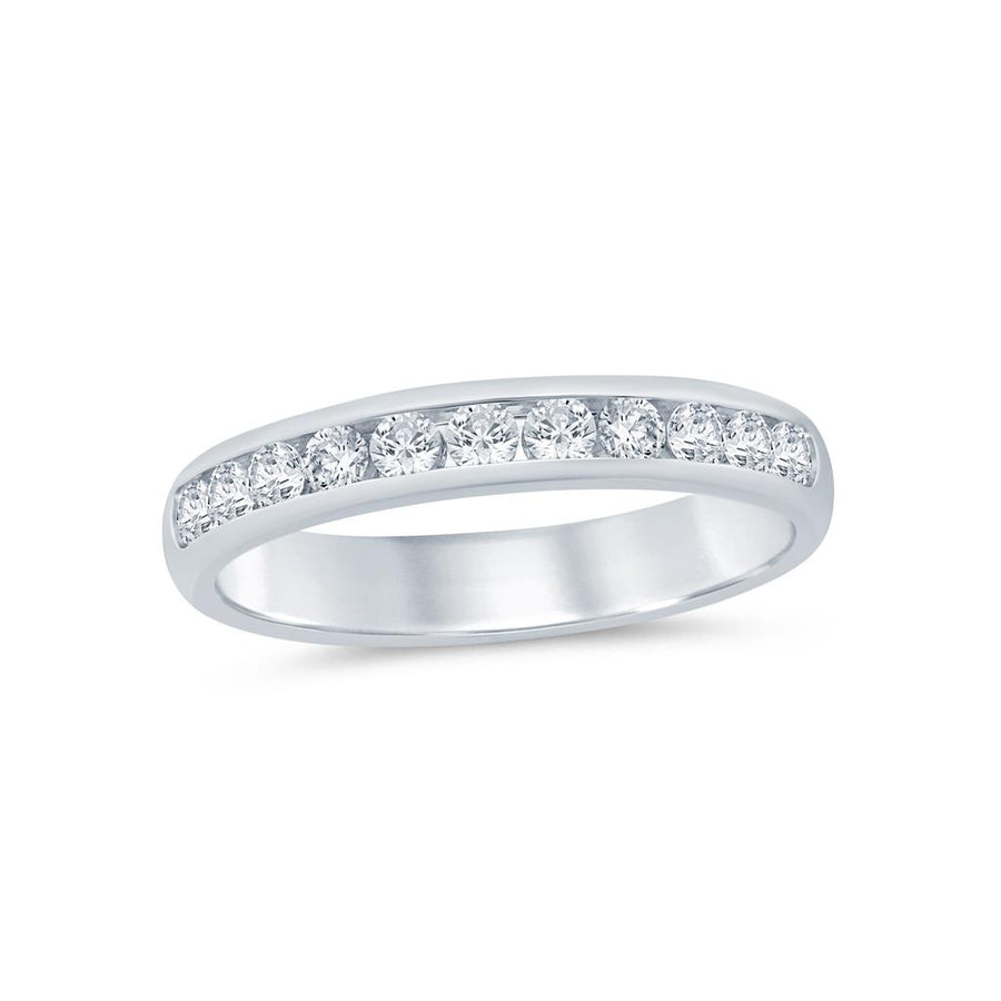 Lady's Channel Set Diamond Wedding Band