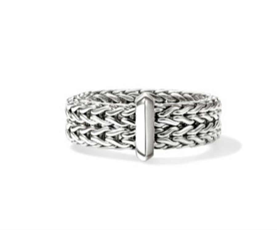 Sterling Silver Icon Link 6Mm Band Ring John Hardy Jewelry Type: Fashi