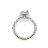 Estate Verragio Oval Diamond Ring