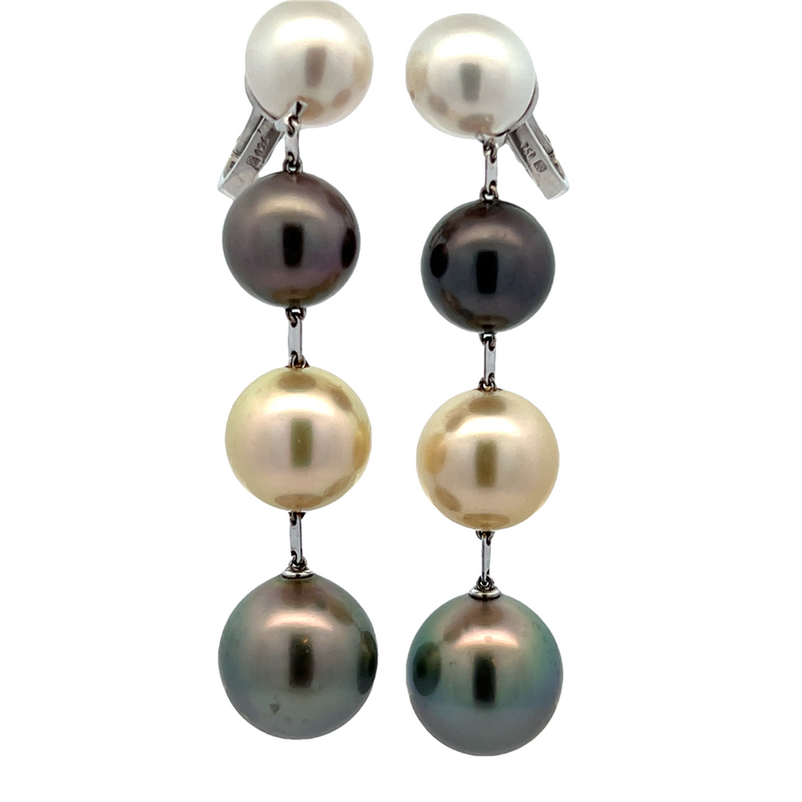 Harry Winston South Sea Drop Earrings