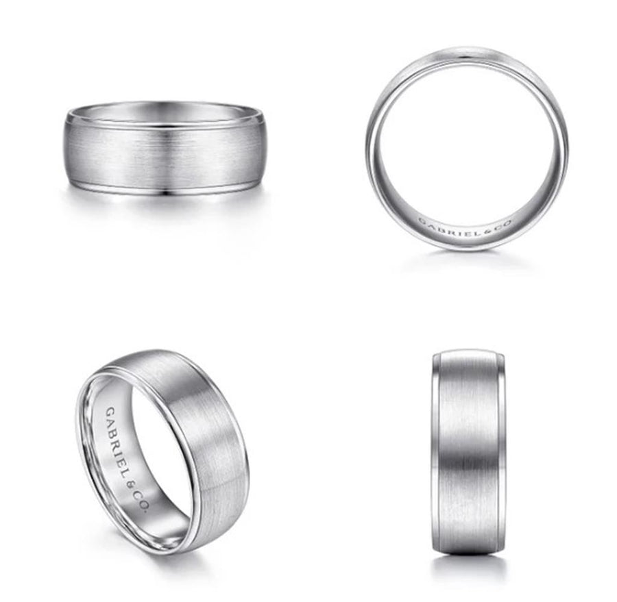 Gold Wedding Bands  -  Men'